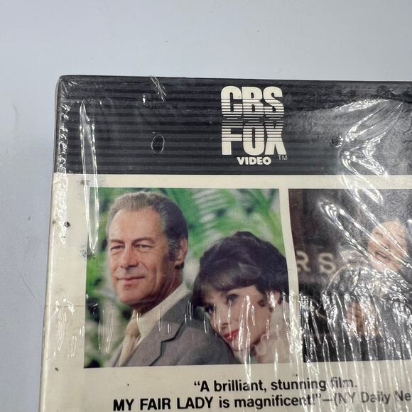 VTG My Fair Lady (VHS, 1964) New Sealed CBS FOX Video Audrey Hepburn Harrison - Picture 4 of 10